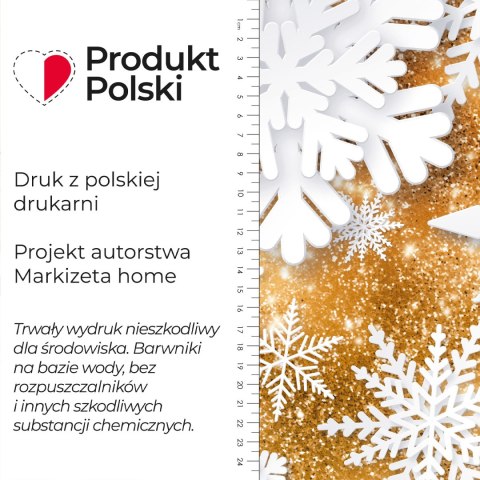 ŚNIEŻYNKI Tkanina dekoracyjna NINA WODOODPORNA, szer. 160cm, kolor złoty DBN362/NIW/008/160000/1 ŚNIEŻYNKI Tkanina dekoracyjna NINA WODOODPORNA, szer. 160cm, kolor złoty DBN362/NIW/008/160000/1