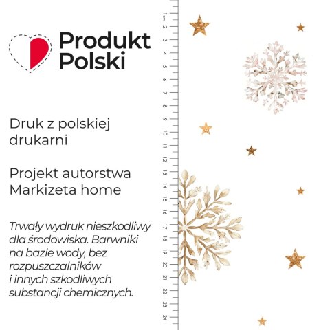 ŚNIEŻYNKI, ZIMOWA OPOWIEŚĆ Tkanina dekoracyjna NINA WODOODPORNA, szer. 160cm, kolor biały DBN363/NIW/001/160000/1 ŚNIEŻYNKI, ZIMOWA OPOWIEŚĆ Tkanina dekoracyjna NINA WODOODPORNA, szer. 160cm, kolor biały DBN363/NIW/001/160000/1