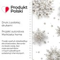 SREBRNE ŚNIEŻYNKI Tkanina dekoracyjna NINA WODOODPORNA, szer. 160cm, kolor biały DBN160/NIW/005/160000/1