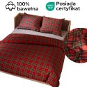 SZKOTI Komplet pościeli z bawełny satynowej 220x200cm 100108/SAT/000/220200/1 SZKOTI Komplet pościeli z bawełny satynowej 220x200cm 100108/SAT/000/220200/1