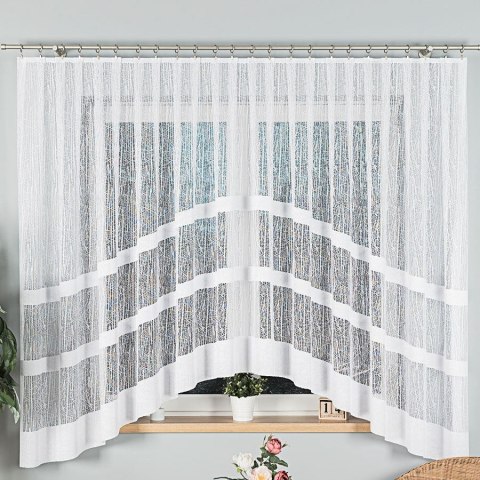 WIKTORIA Firanka żakardowa gotowa, 180x420cm, kolor biały 018352/FBL/001/420180/1 WIKTORIA Firanka żakardowa gotowa, 180x420cm, kolor biały 018352/FBL/001/420180/1