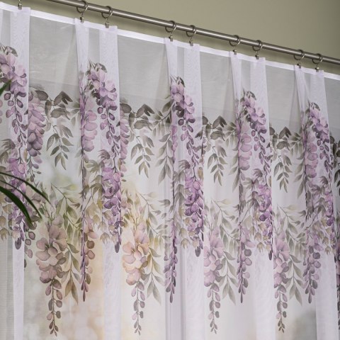 WISTERIA Firanka żakardowa 023426, wys. 170cm, kolor biały D00309/000/001/000170/1