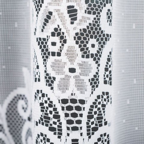 BERENIKA Firanka żakardowa gotowa, 160x430cm, kolor biały 004304/FBL/001/430160/1 BERENIKA Firanka żakardowa gotowa, 160x430cm, kolor biały 004304/FBL/001/430160/1