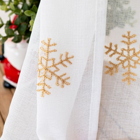 Firanka haftowana, wys. 280cm, kolor biały 626622/000/001/000280/1