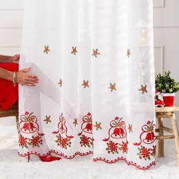 Firanka haftowana, wys. 280cm, kolor biały 626629/000/001/000280/1