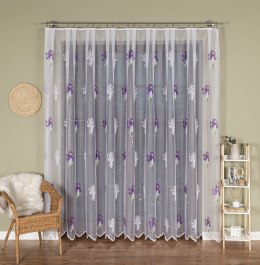 Firanka żakardowa drukowana ze wzorem po całości, wys. 250cm, kolor biały 018592/000/028/000250/1