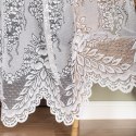 Firanka żakardowa ze wzorem po całości, wys. 160cm, kolor biały 361350/000/001/000160/1