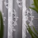 Firanka żakardowa ze wzorem po całości, wys. 250cm, kolor biały 004713/000/001/000250/1