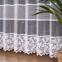 Firanka żakardowa ze wzorem po całości, wys. 250cm, kolor biały 017563/000/001/000250/1