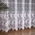 Firanka żakardowa ze wzorem po całości, wys. 250cm, kolor biały 049348/000/001/000250/1