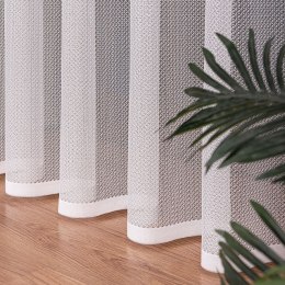 Firanka żakardowa ze wzorem po całości, wys. 270cm, kolor biały 107304/000/001/000270/1