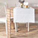 MODENA Bieżnik z gipiurą, 38cmx140cm, kolor biały 202725/KSP/L01/038140/1
