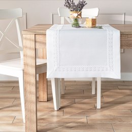 MODENA Bieżnik z gipiurą, 50cmx100cm, kolor biały 202725/KSP/L01/050100/1