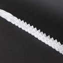 Taśma ołówek 2,5cm, marszczenie 1:2, biała, FP025-11-3F4 TASMAA/F1K/200/002500/1