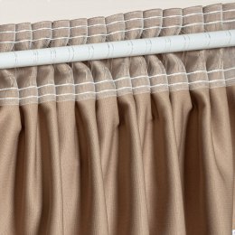 Taśma OŁÓWEK na karnisz 1:2, szer.10cm,  transparentna z białym sznurkiem, FM100-K1-1C3 TASMAA/Z28/P20/010000/1