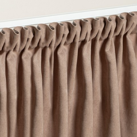 Taśma smok 5cm, marszczenie 1:2, transparentna z białym sznurkiem FM050-2S-1C3 TASMAA/Z3Z/200/005000/1