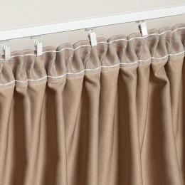 Taśma SMOK na karnisz 1:2, szer. 5cm, transparentna z białym sznurkiem, FM050-KS-1C3 TASMAA/Z3Z/P20/005000/1