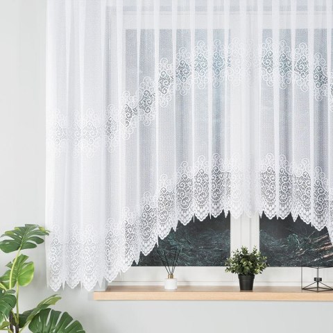 VIOLETTA Firanka żakardowa gotowa, 160x420cm, kolor biały 001539/FBL/001/420160/1 VIOLETTA Firanka żakardowa gotowa, 160x420cm, kolor biały 001539/FBL/001/420160/1