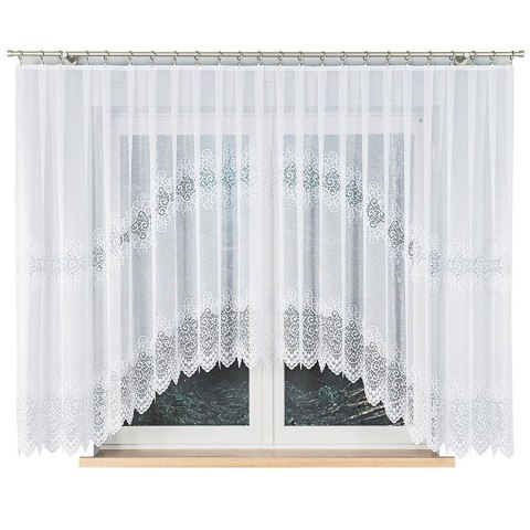 VIOLETTA Firanka żakardowa gotowa, 160x420cm, kolor biały 001539/FBL/001/420160/1 VIOLETTA Firanka żakardowa gotowa, 160x420cm, kolor biały 001539/FBL/001/420160/1
