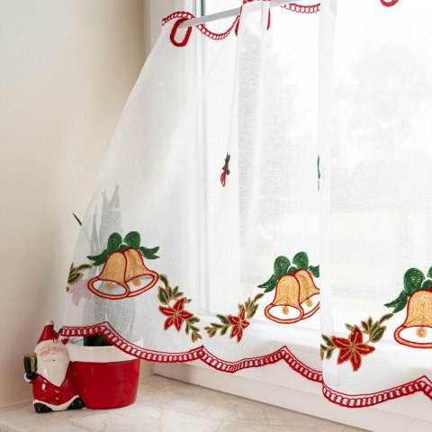 Zazdrostka haftowana, wys. 50cm, kolor biały z barwnym wzorem 626619/000/001/000050/1