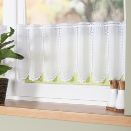 Zazdrostka żakardowa panelowa, wys. 30cm, kolor biały 023429/000/001/000030/1