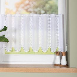 Zazdrostka żakardowa panelowa, wys. 40cm, kolor biały 023429/000/001/000040/1