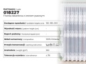 Firanka żakardowa, pasowa, wys. 250cm, kolor biały 018227/000/001/000250/1