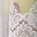 Firanka żakardowa ze wzorem na samym dole, wys. 175cm, kolor biały 015997/000/001/000175/1