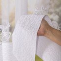 Firanka żakardowa ze wzorem na samym dole, wys. 175cm, kolor biały 107199/000/001/000175/1