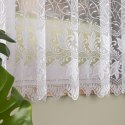 Firanka żakardowa ze wzorem po całości, wys. 170cm, kolor biały 049348/000/001/000170/1