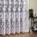 Firanka żakardowa ze wzorem po całości, wys. 250cm, kolor biały 049815/000/001/000250/1