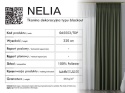 NELIA Tkanina na zasłony typu dimout/blackout, wys. 320cm, kolor 064 jasny niebieski 065553/TDP/064/000320/1