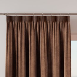 VELVI Zasłona gotowa na taśmie, 140x240cm, kolor 002 brązowy VELVI0/ZGT/002/140240/1