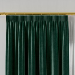 VELVI Zasłona gotowa na taśmie, 140x240cm, kolor 012 szmaragdowy zielony VELVI0/ZGT/012/140240/1