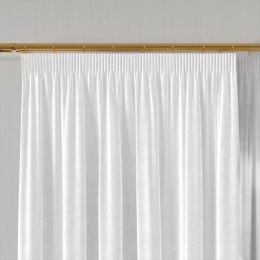 VELVI Zasłona gotowa na taśmie, 140x240cm, kolor 101 biały VELVI0/ZGT/101/140240/1