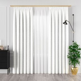 VELVI Zasłona gotowa na taśmie, 140x260cm, kolor 101 biały VELVI0/ZGT/101/140260/1