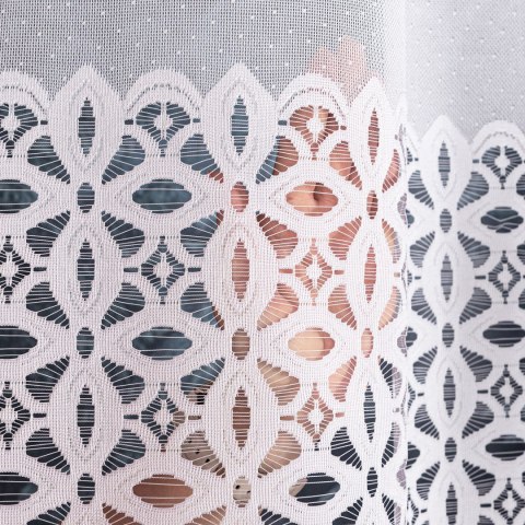 ADRIANNA Firanka żakardowa gotowa na prosto, 250x300 cm, kolor biały 018869/FBP/001/300250/1