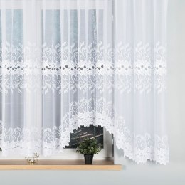 BASTIA Firanka żakardowa gotowa, 160x600cm, kolor biały 648107/FBL/001/600160/1