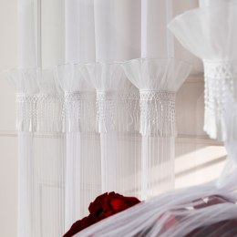 EGRET Firana gotowa na przelotkach, 250x140cm, kolor biały 626077/FGP/001/140250/1