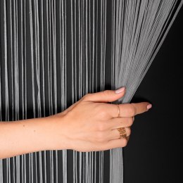 FABIO Makaron żakardowy gotowy, 250x100cm, kolor szary 044409/PBP/429/100250/1