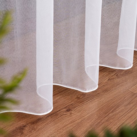Firanka fantazyjna z ołowianką, wys.300cm, kolor biały 423084/OLO/001/000300/1
