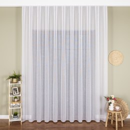 Firanka fantazyjna z ołowianką, wys. 300cm, kolor 001 biały 002040/OLO/001/000300/1