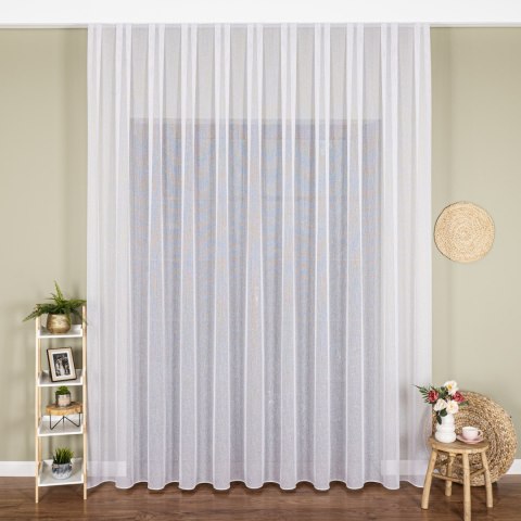 Firanka fantazyjna z ołowianką, wys. 300cm, kolor 001 biały 002040/OLO/001/000300/1