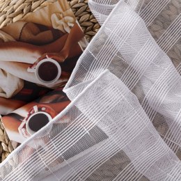 Firanka fantazyjna z ołowianką, wys. 300cm, kolor 004 biały z białą nitką 001888/OLO/004/000300/1