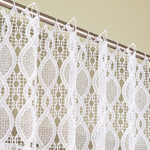 Firanka gipiurowa, wys. 120cm, kolor biały 016472/447/001/000120/1