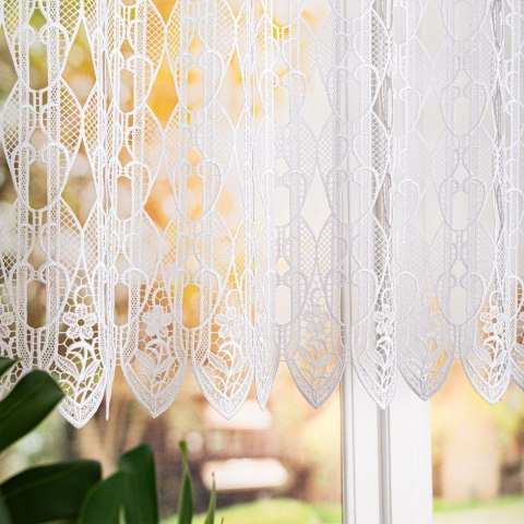 Firanka gipiurowa, wys. 130cm, kolor biały 016451/447/001/000130/1