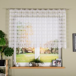 Firanka gipiurowa, wys. 130cm, kolor biały 016451/447/001/000130/1