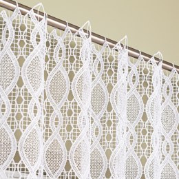 Firanka gipiurowa, wys. 150cm, kolor biały 016472/447/001/000150/1