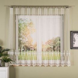 Firanka haftowana z samym dołem, wys. 170cm, kolor 010 offwhite FH0036/020/010/000170/1