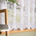 Firanka żakardowa ze wzorem po całości, wys. 160cm, kolor biały 037800/000/001/000160/1